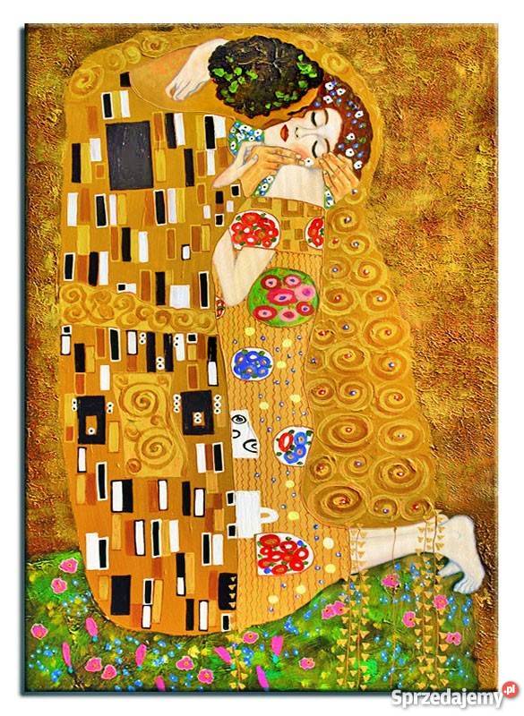 Obraz Olejny 60 X 90 Kopia Gustav Klimt Pocalunek Limanowa Sprzedajemy Pl