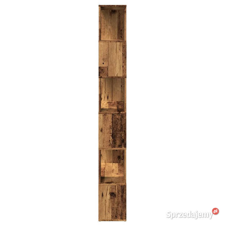 Regał na książkiprzegroda stare drewno 80x24x186 mazowieckie Warszawa