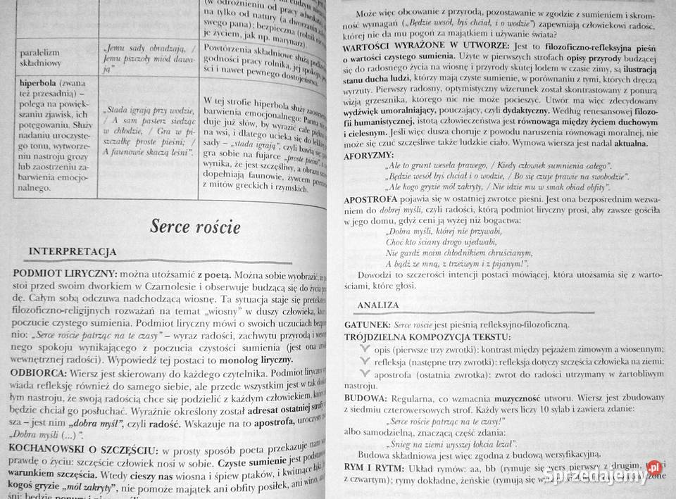 Powtórka z literatury kl 1 Barbara Włodarczyk Chełm sprzedam