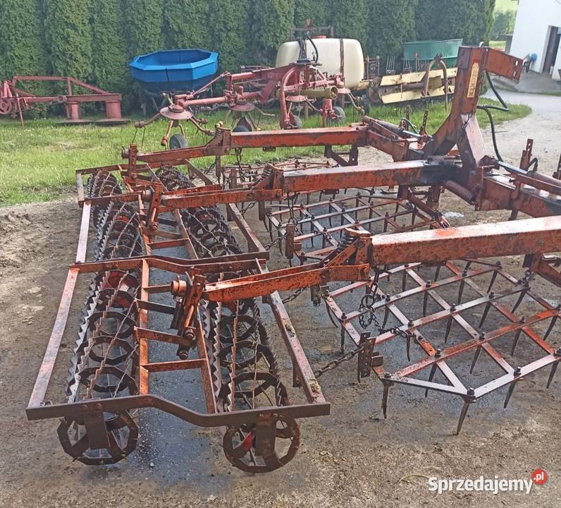 Agregat uprawowy brony ciężkie z wałkami nieuszkodzony Pisarzowa sprzedam