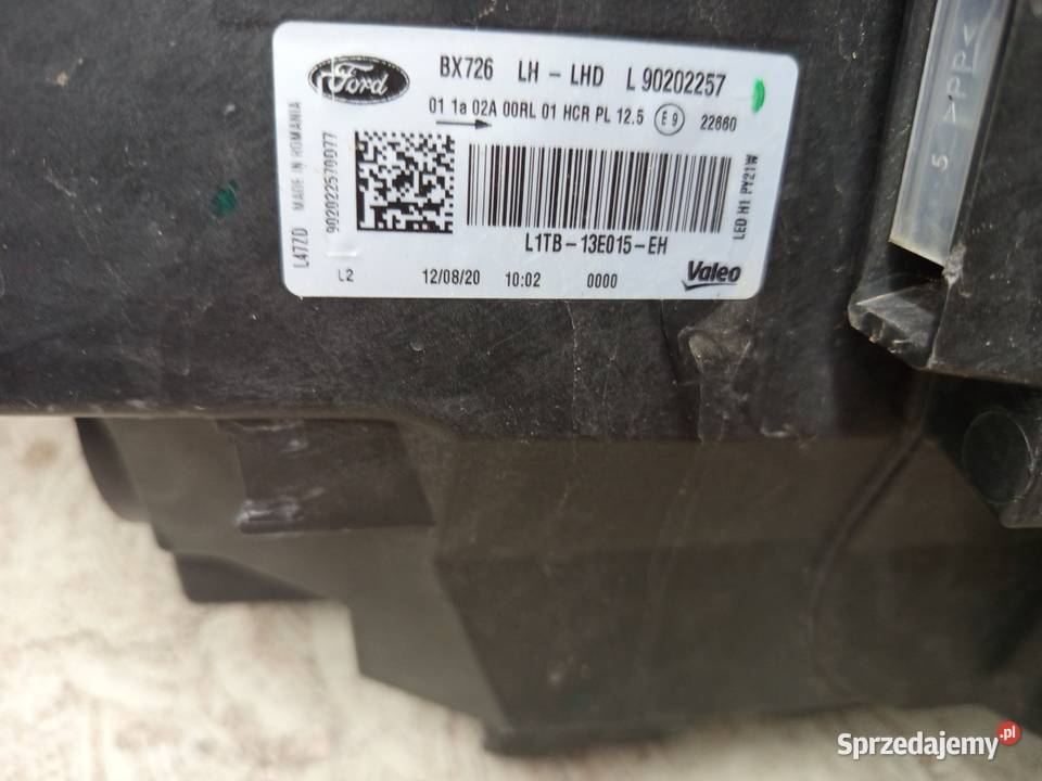 Reflektor lewy ford puma 19 roku orginalny Rzeszów