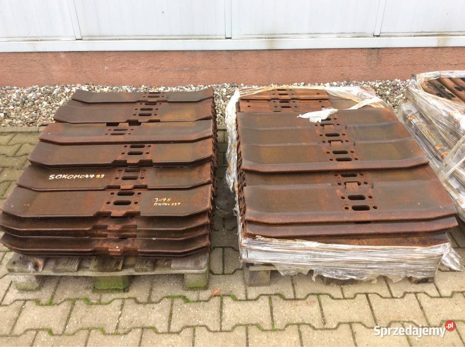 Klepki stopki płytki do koparki gąsienicowej Maszyny budowlane lubuskie Gorzów Wielkopolski