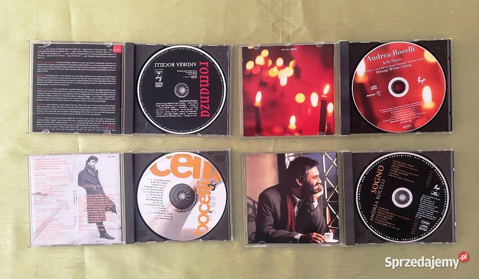 Andrea Bocelli 4 cd opis Sprzedaż całość klasyczna Ząbkowice Śląskie sprzedam