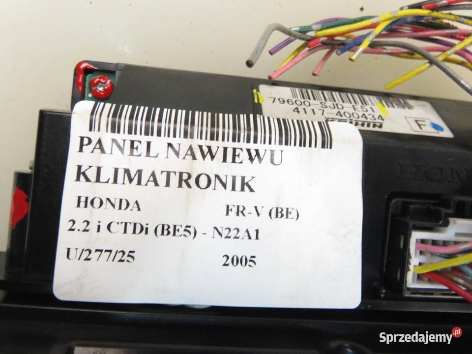 KLIMATRONIK HONDA FRV BE 79600SJHG41