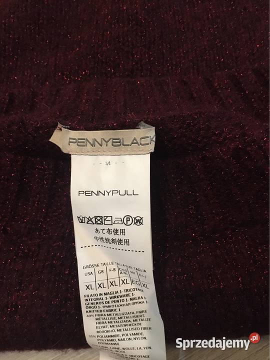 Bordowy sweter damski Penny Black XL Swetry i golfy małopolskie Skawina