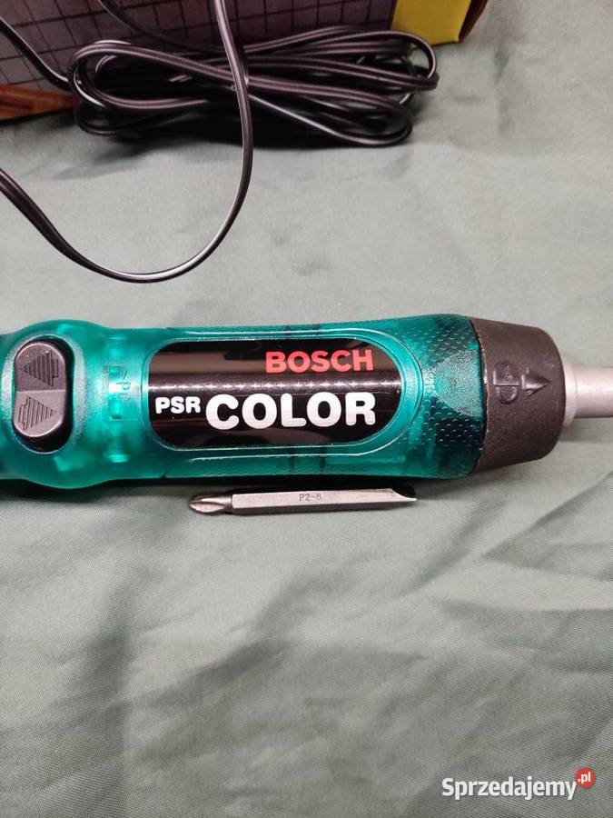 Wkrętarka akumulatorowa Bosch PSR Color Zestawy elektronarzędzi Narzędzia Głuchołazy