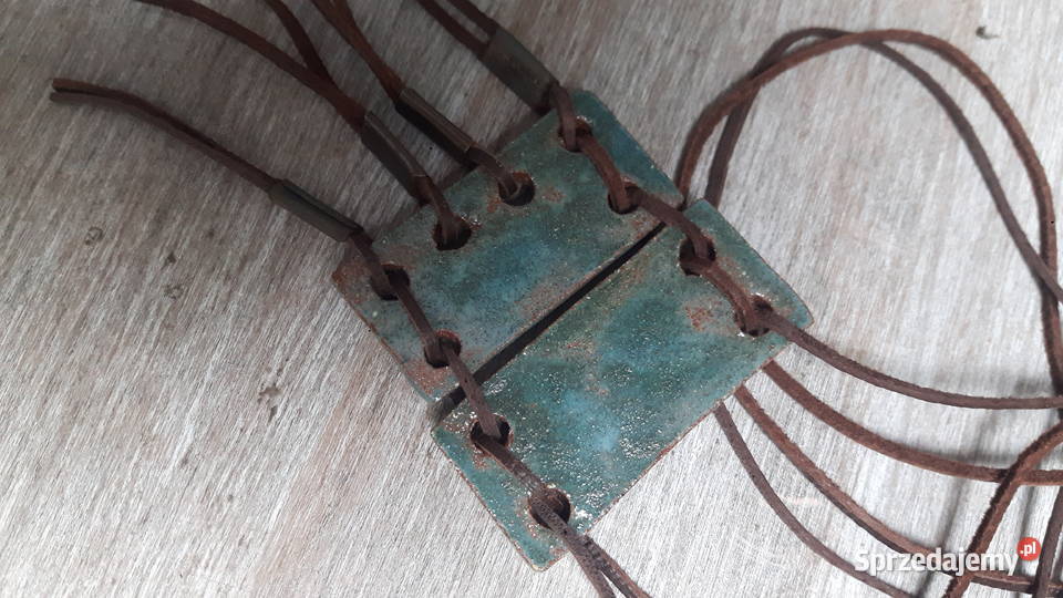 Naszyjnik ceramiczny ręcznie wykonany Otwock
