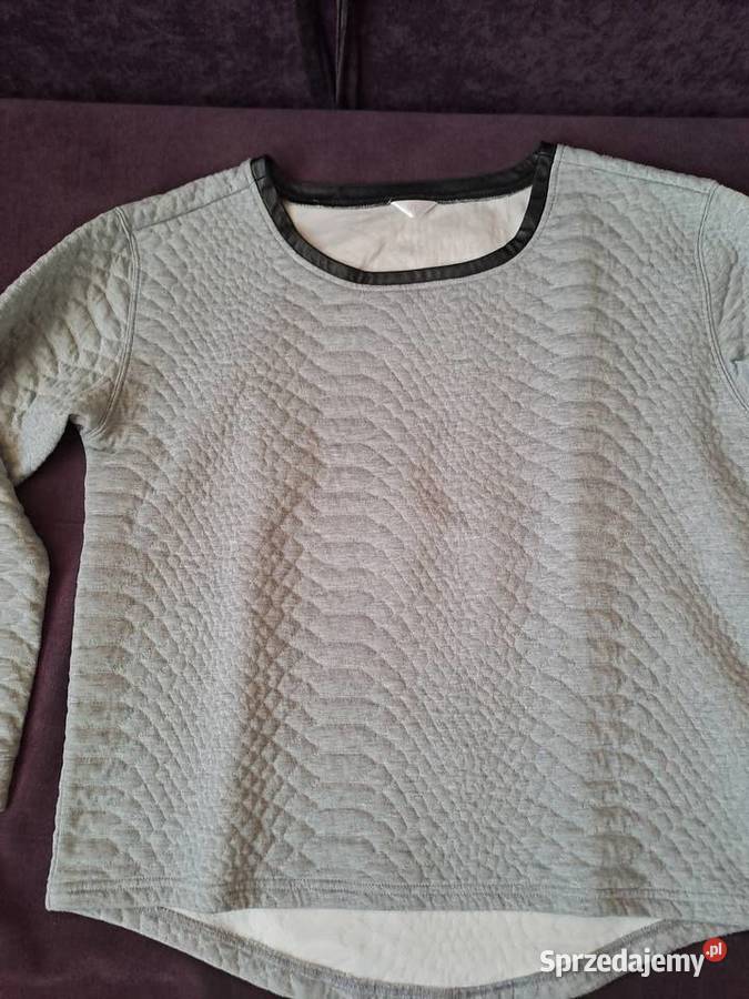 Bluza szara pikowana szary/srebrny sprzedam