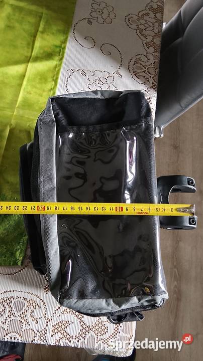 Torba sakwa na rower Półwiosek Lubstowski