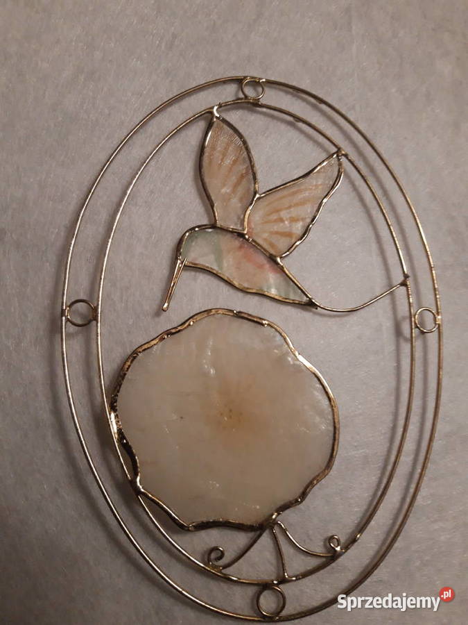 zawieszka witrażowa na szybę masa perłowa mazowieckie