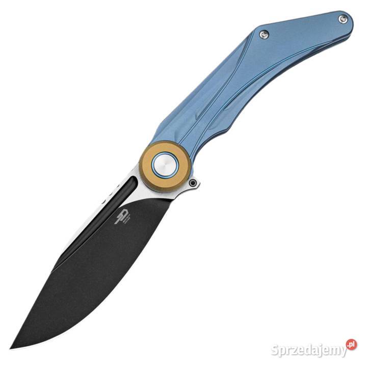 Nóż składany Bestech Seraph Blue Titanium Black mazowieckie Warszawa
