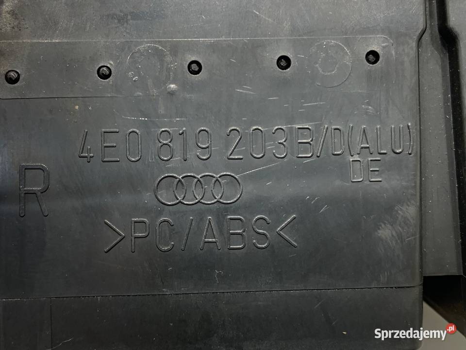 PANEL STEROWANIA NAWIEWU KLIMATYZACJI TYŁ AUDI