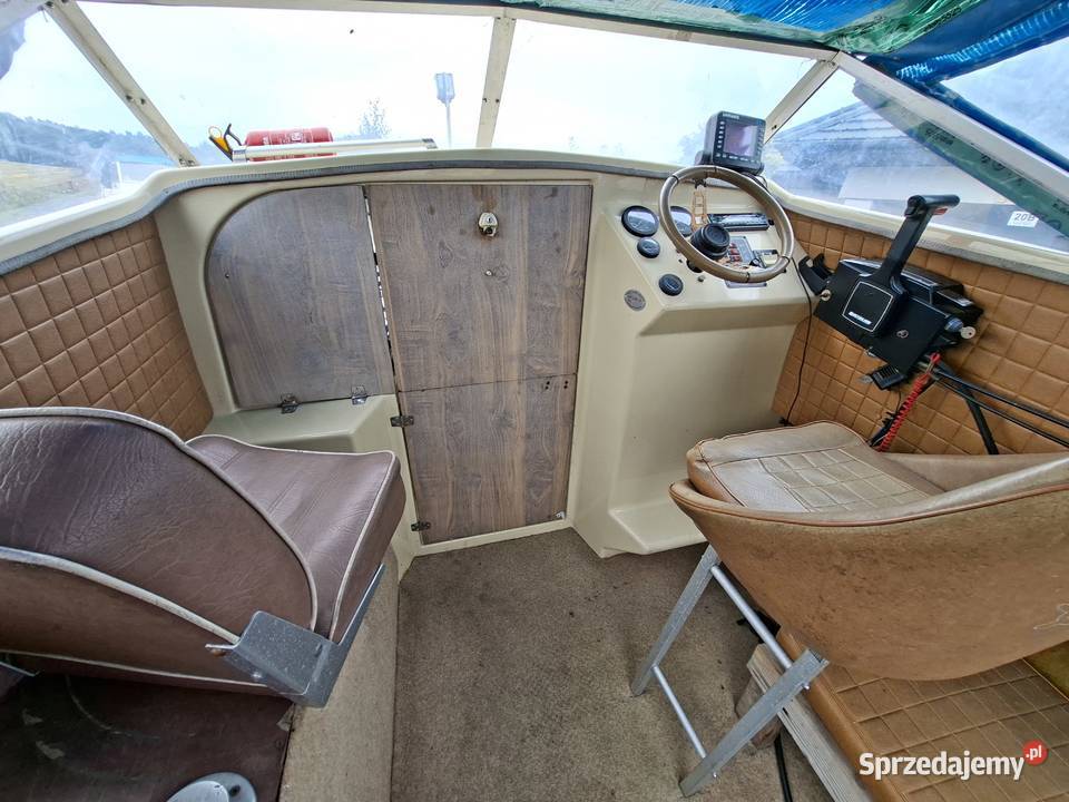 Łódka łódź kabinowa shetland 570 silnik Pułtusk