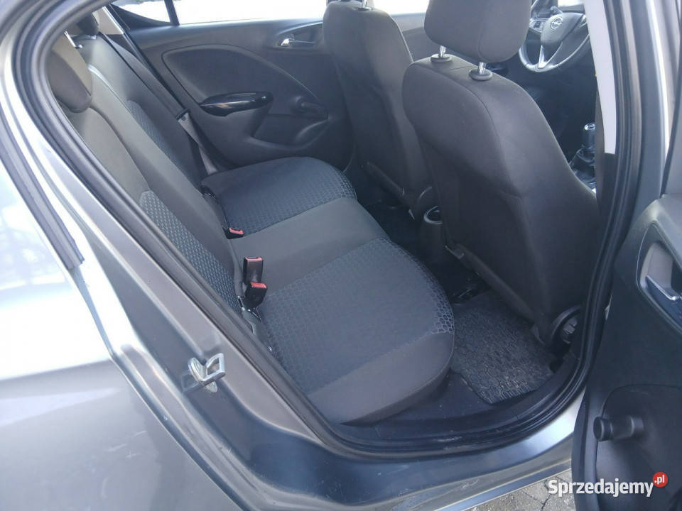 Opel Corsa Enjoy 14 75 salon Polska serwisowana światła do jazdy dziennej Łódź