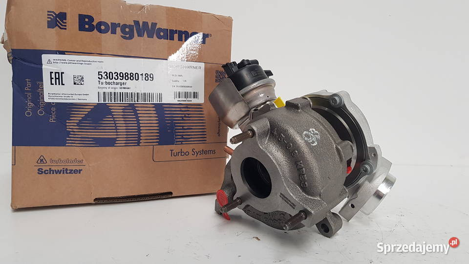 Turbosprężarka BorgWarner 53039880189 Turbosprężarki mazowieckie