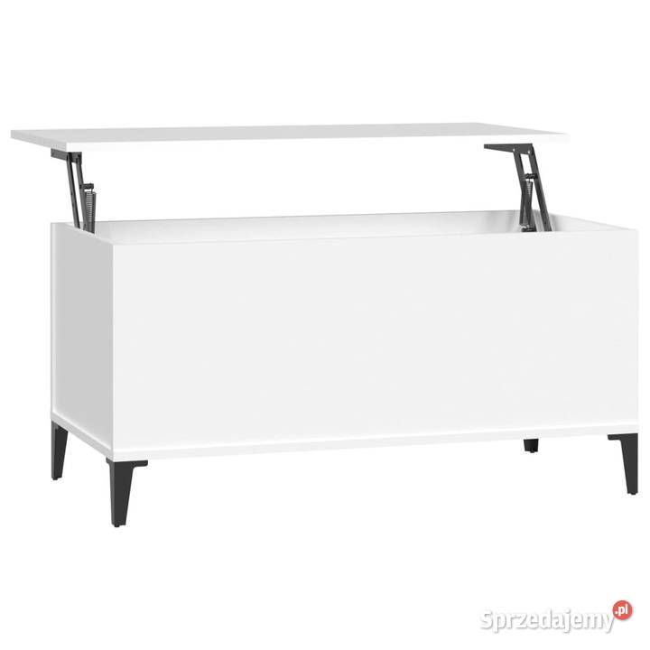 Stolik kawowy biały 90x445x45 materiał Warszawa sprzedam