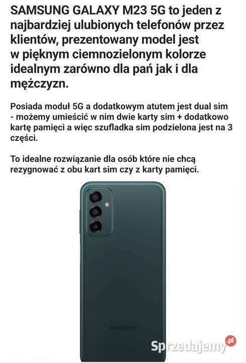 Samsung m23 5g Samsung Świdnik