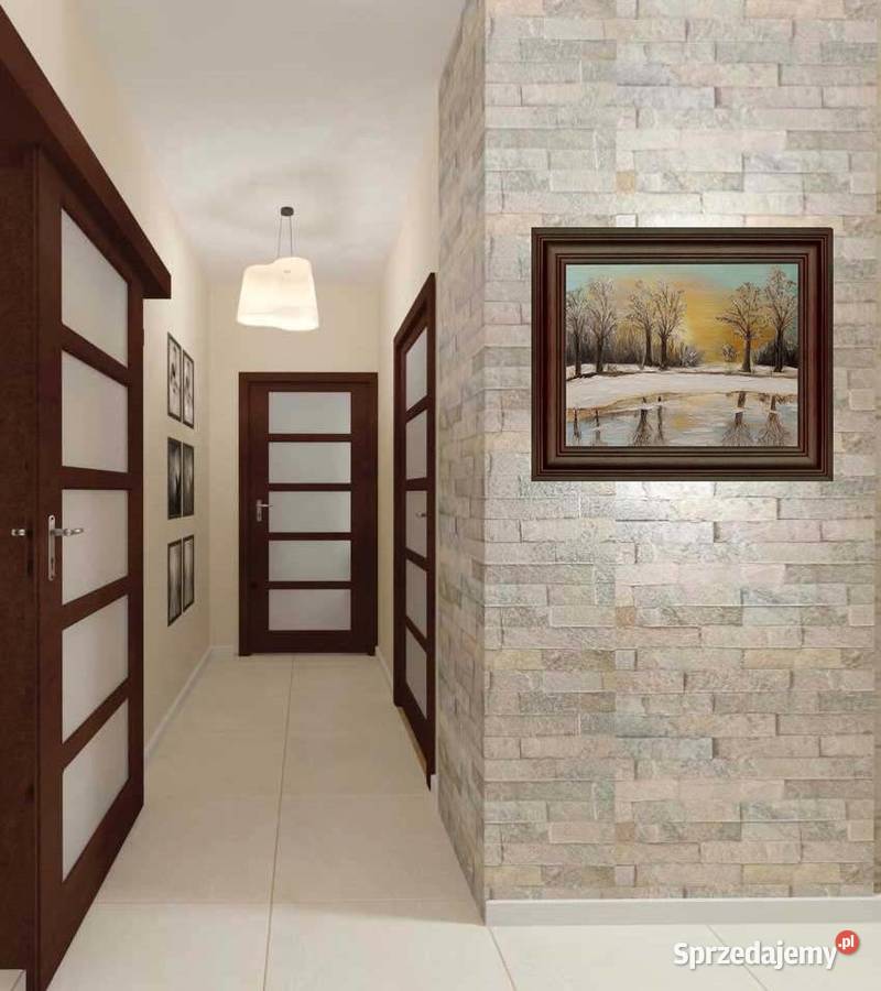 Obraz olejny Pejzaż zimowy Lublin sprzedam