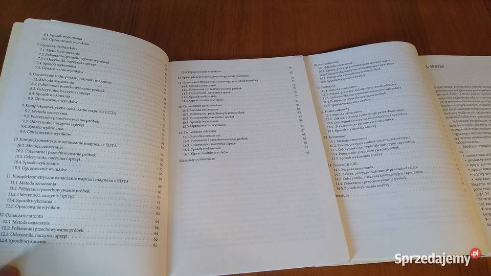 Analiza chemiczna wody morskiej12 Makroskładniki Gdańsk