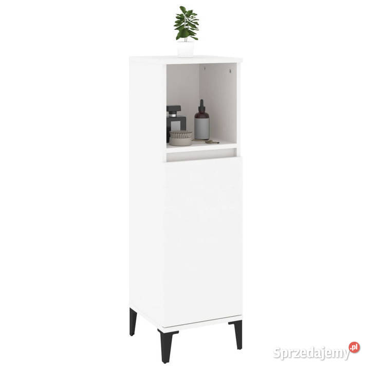 Szafka łazienkowa biała 30x30x100 materiał Pozostałe sprzedam