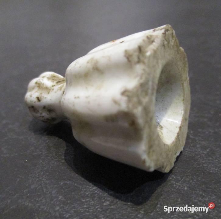 Przedwojenny Porcelanowy Uchwyt spłuczki Nieporęt