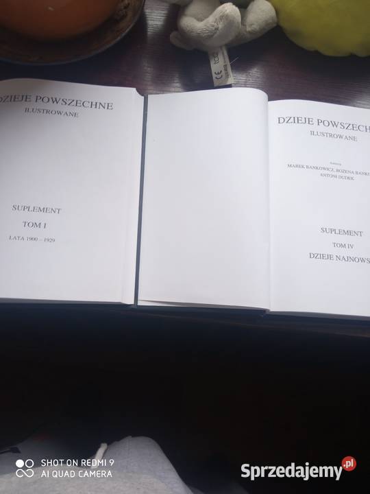 Dzieje powszechne ilustrowane suplement tom1 i4 sprzedam