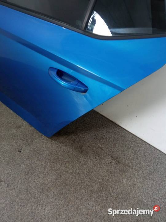 DRZWI LEWE TYŁ HB NIEBIESKIE Skoda Fabia III Motoryzacja