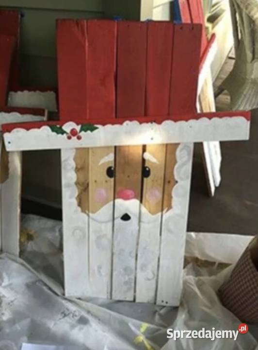 Bałwan drewniany ozdobny Zgierz