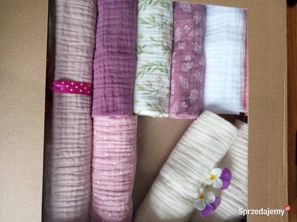Komplet pieluszek muślinowych świętokrzyskie Staszów sprzedam