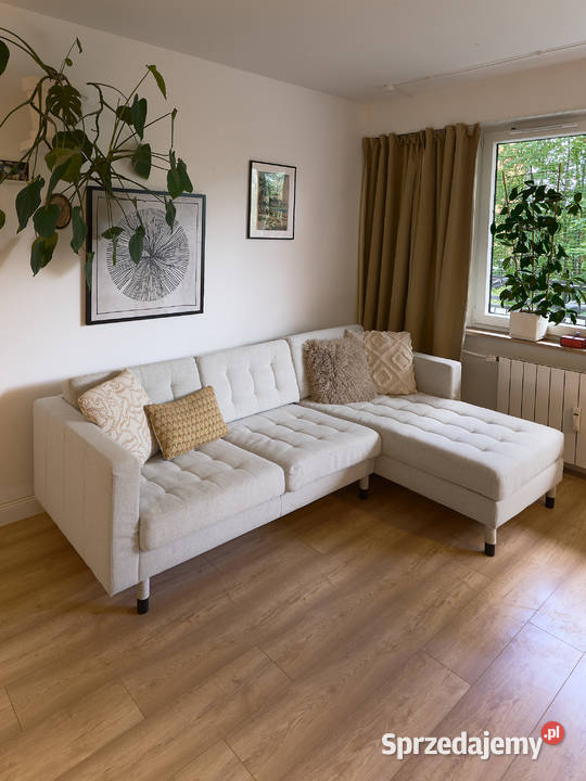 IKEA Landskrona sofa 3osobowa z szezlongiem
