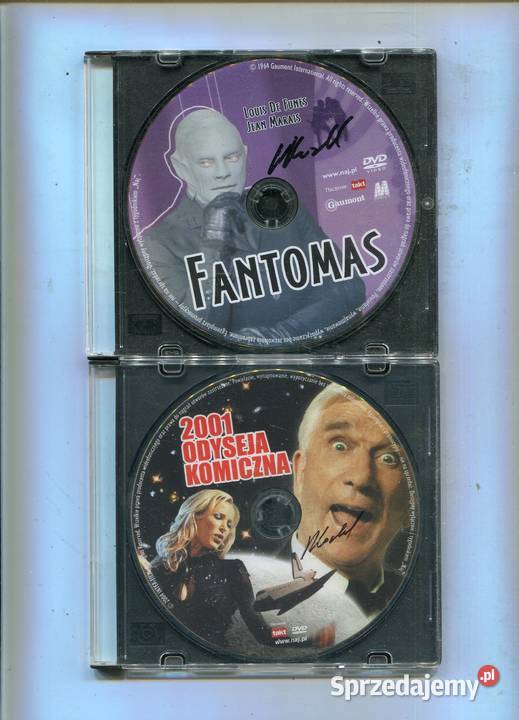 2001 Odyseja Kosmiczna Fantomas 2 Płyty DVD Filmy Szczecin