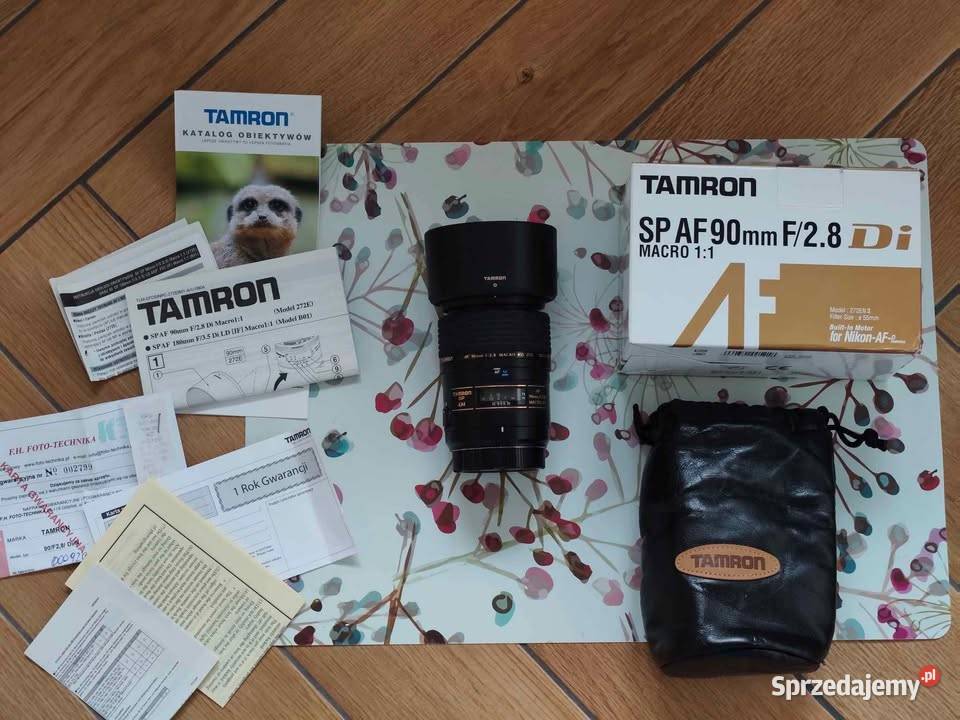 Obiektyw Tamron sp 90 mm f 28 di macro Nikon Biała Podlaska