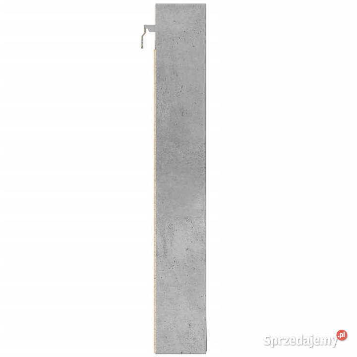 Witryna szarość betonu 100x85x58 materiał Warszawa