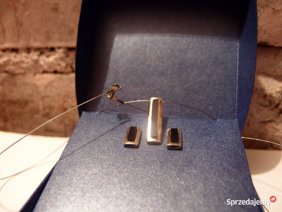platerowana biżuteria damska zestaw kolczyki i Łódź sprzedam
