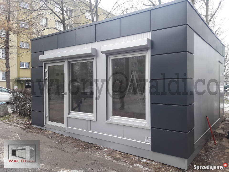 Pawilon kontener handlowy biurowy gastronomiczny Oborniki sprzedam