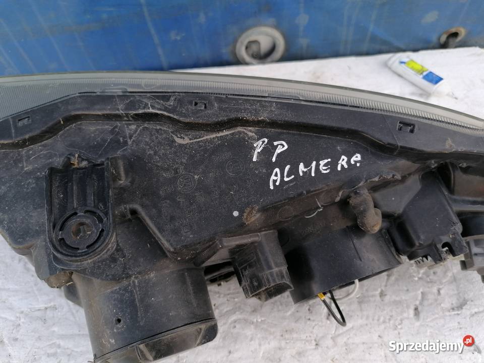 Lampa Przednia Prawa Nissan Almera Wisznice