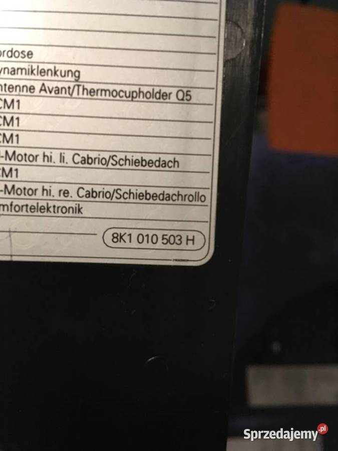 AUDI A5 A4 zaślepka deski konsoli lewa sprzedam