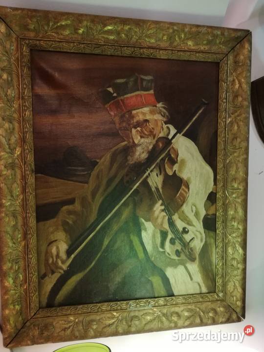 STARY OBRAZ OLEJ SKRZYPEK BRONOWICKI małopolskie Kraków
