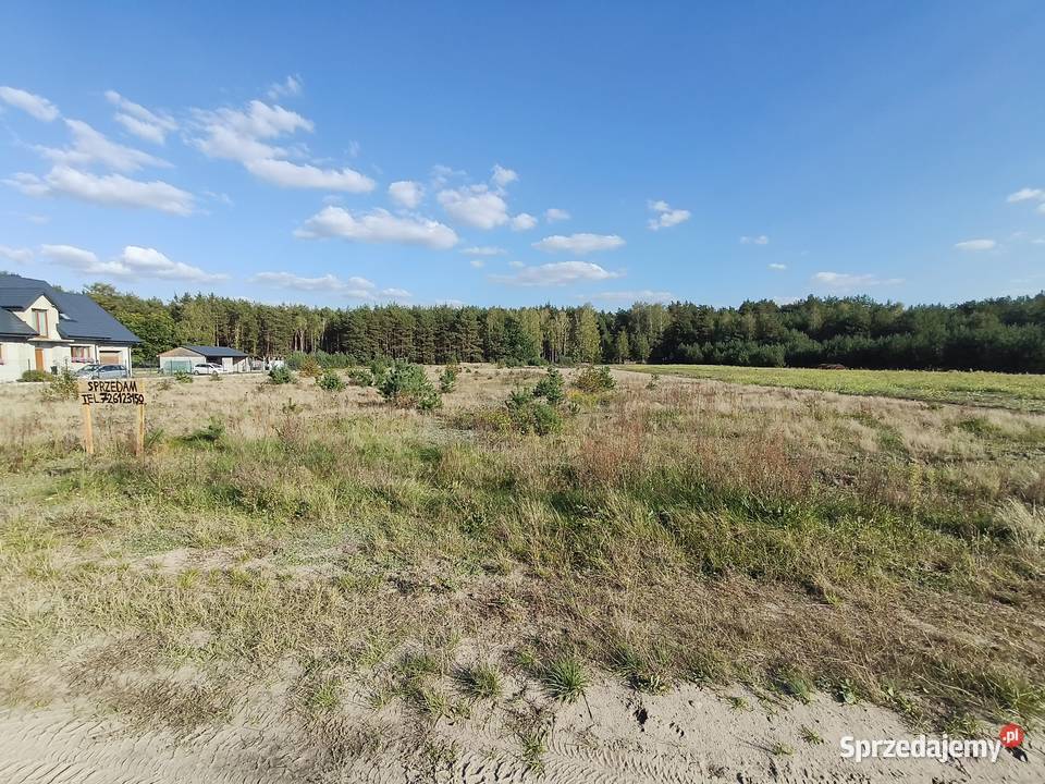 Działki budowlane z warunkami zabudowy Karolinów 1000m2 łódzkie