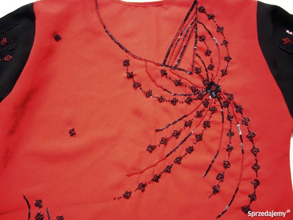 Tunika Sukienka Rozcięcia KORALIKI Cekiny 38 40 małopolskie