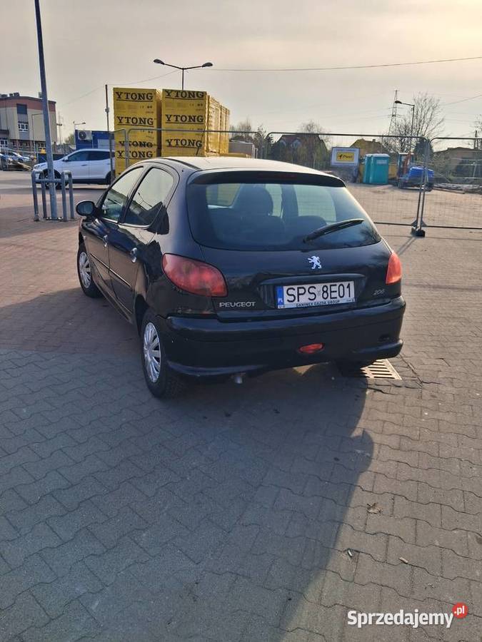 Peugeot 206 14 benzyna 1360cm3 206 śląskie Czechowice-Dziedzice