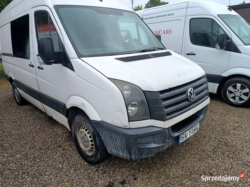 Crafter 7 osób SWAP 29tdi średniak hak 35t klima manualna Wołoskowola