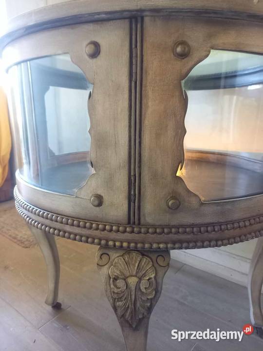 Stolik kawowy barek ze szkłem