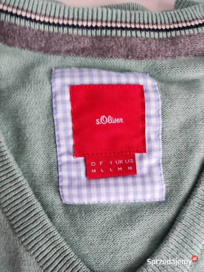 Sweter serek sOliver zielony Głuchołazy