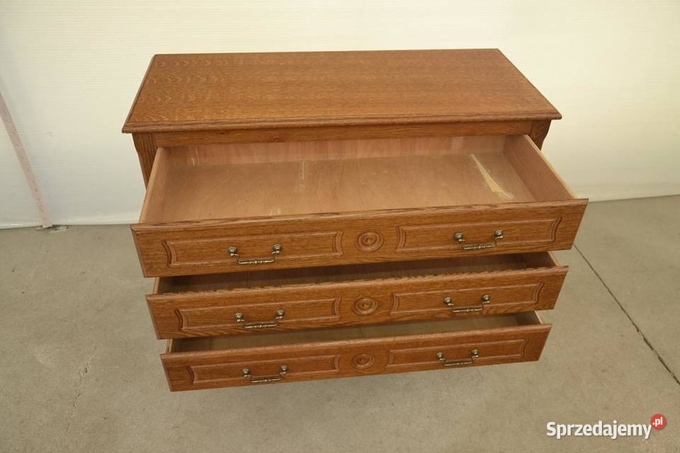 komoda na giętych nogach szuflady łódzkie Poddębice