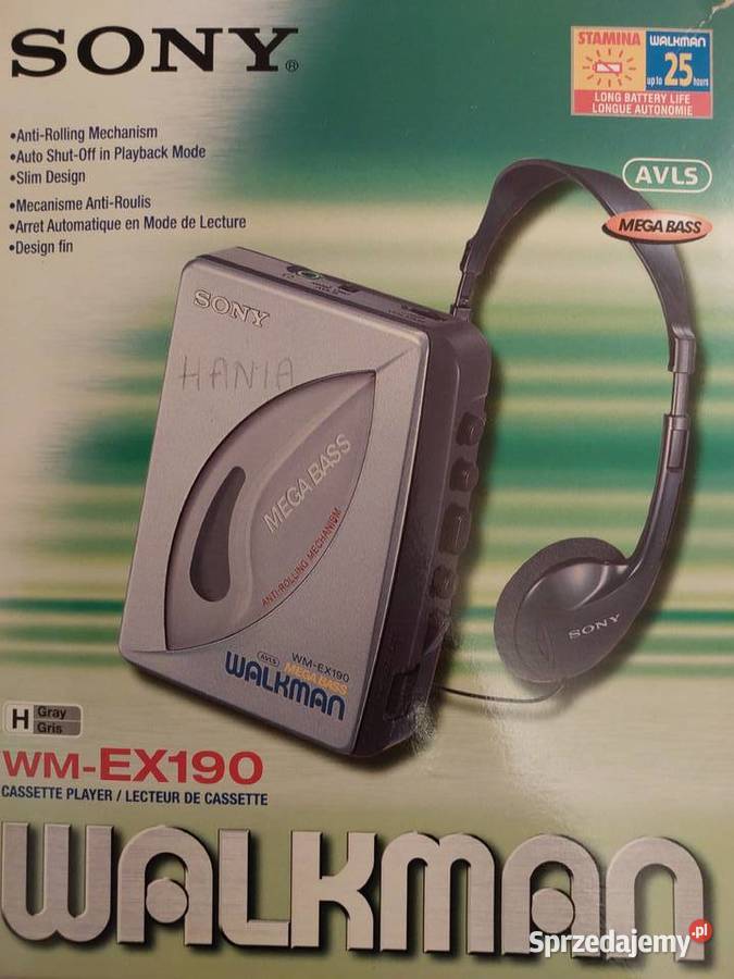 Walkman Sony WM-EX190 retro vintage