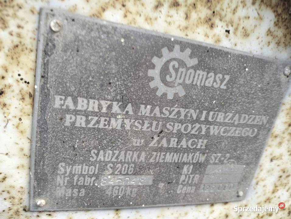 Sprzedam sadzarke do ziemniaków Czechy