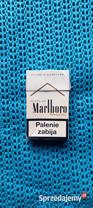 Paczka kolekcjonerska papierosów Marlboro Gold mazowieckie Małkinia Górna