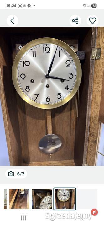 Kwadransowy zegar ścienny wiszący Zegary podkarpackie Rzeszów