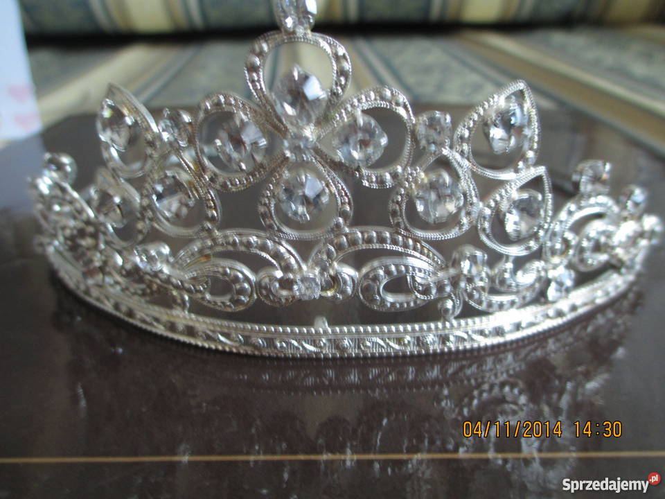 Diadem ślubny z brylancikami Damska Warszawa sprzedam